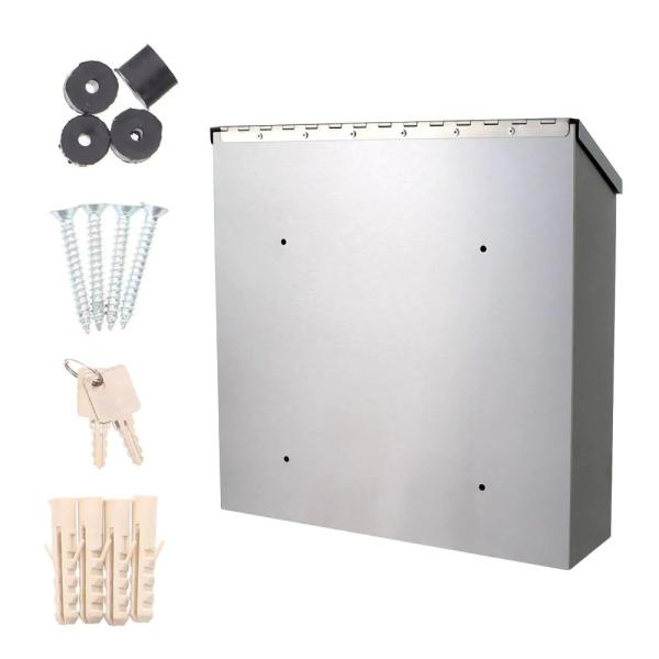 Rottner Edelstahl-Briefkasten Muro Inox T06048